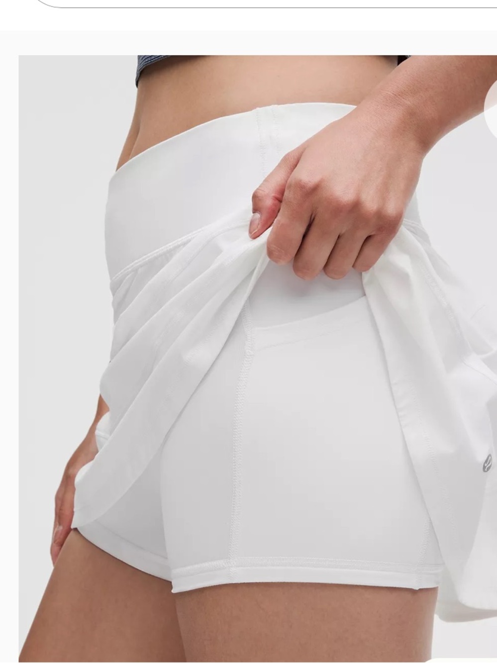 Lululemon Pace Rival Mid Rise Skirt
